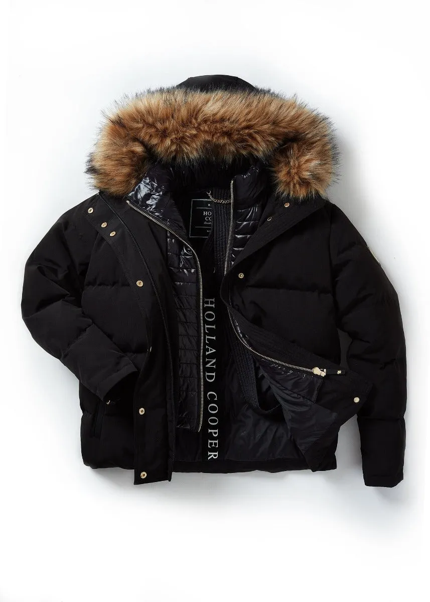 Holland Cooper Colorado Down Jacket in Black