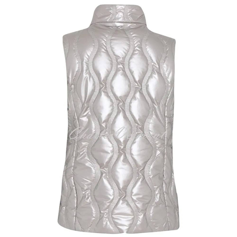 I'cona Embossed Gilet - Style 69004-60162-92 (Stone Grey)