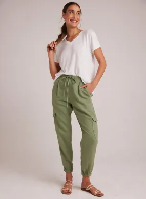 Isla Pleated Jogger - Lush Foliage