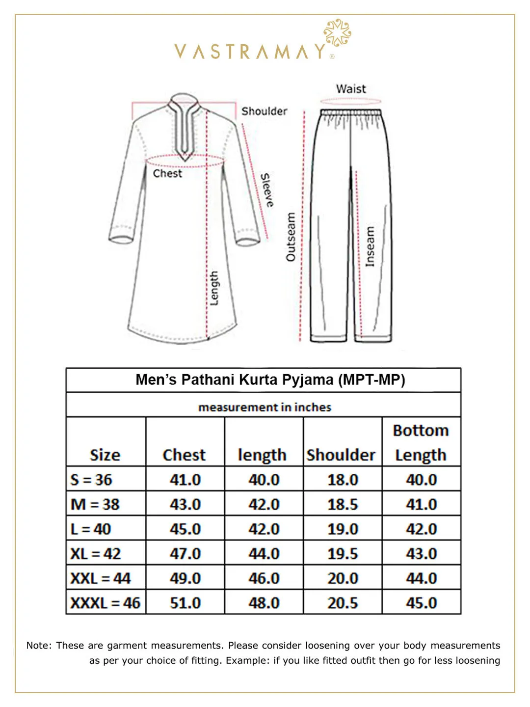 Jashvi Men's White Cotton Blend Pathani Kurta Pyjama Set