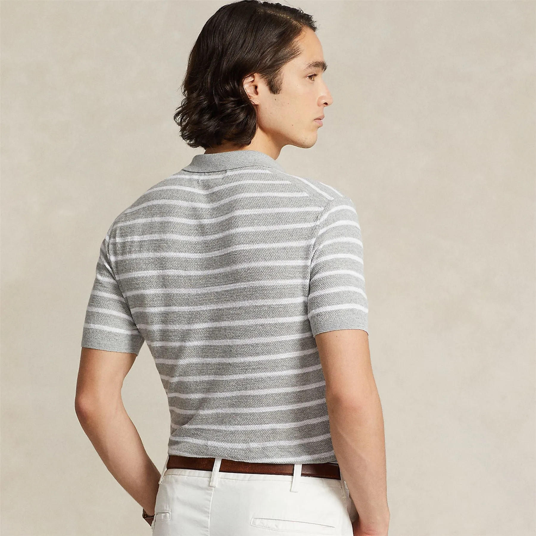 Johnny Collar Polo Andover Heather Combo - SS24