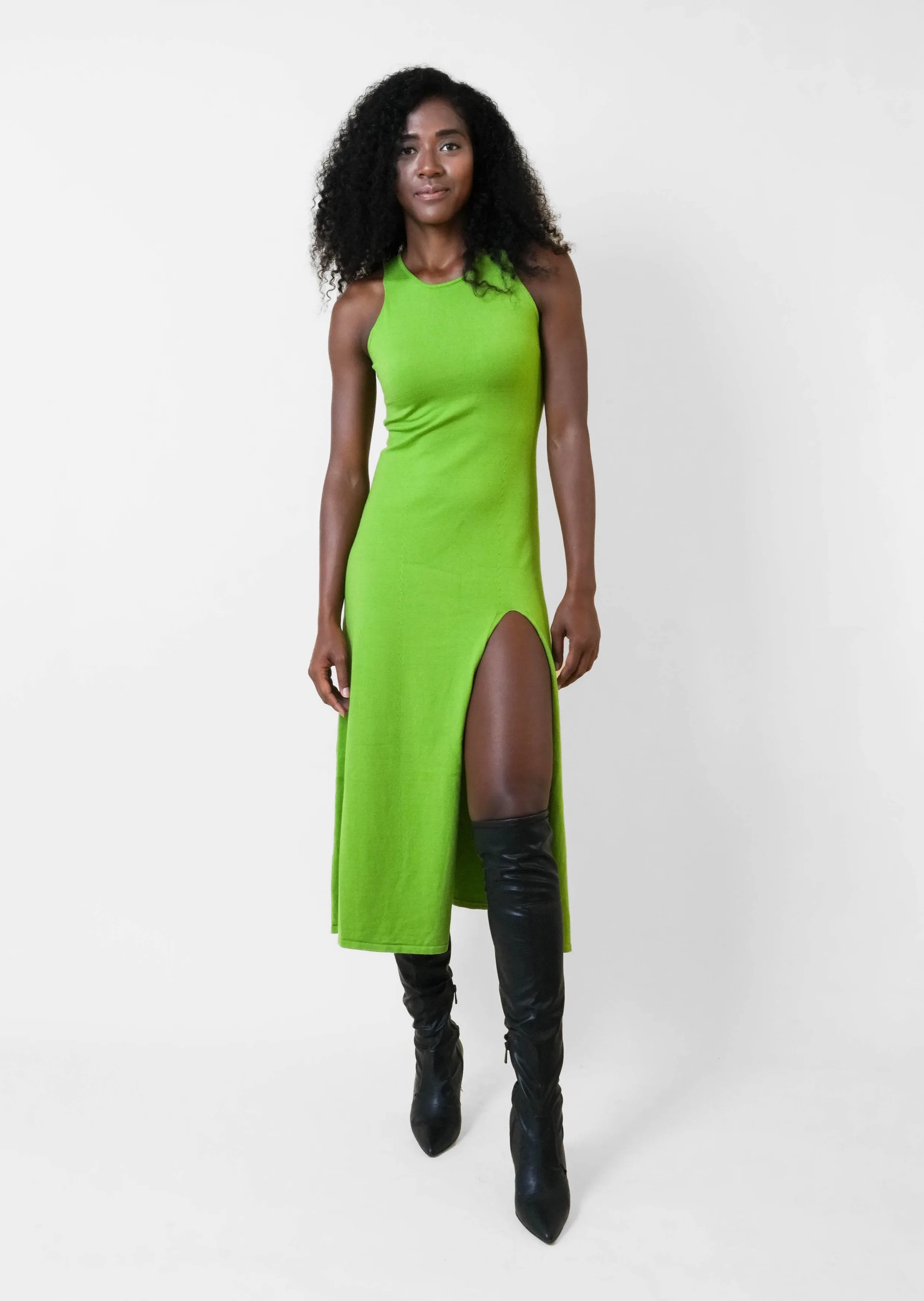 KELLY DRESS in Lime