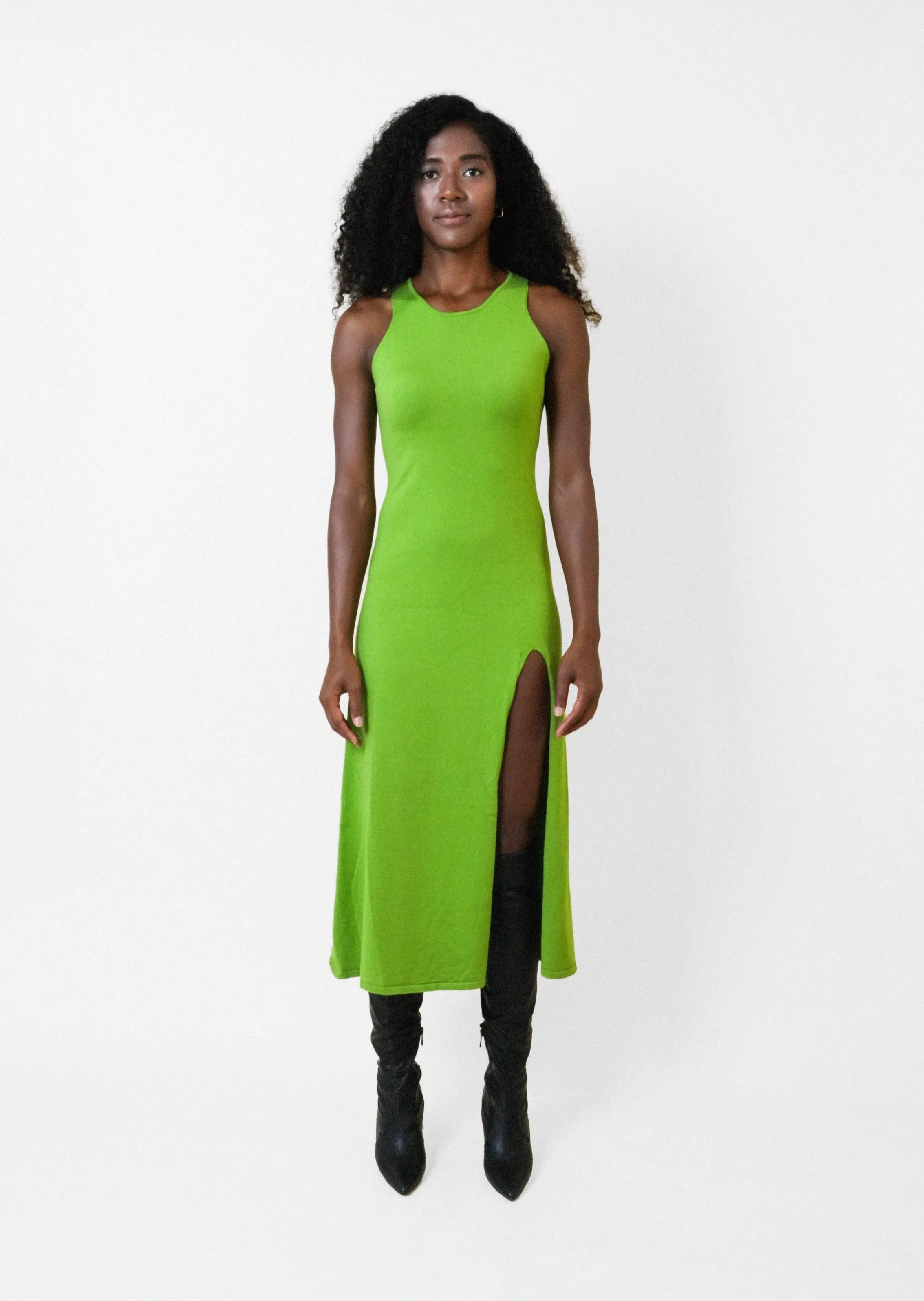 KELLY DRESS in Lime