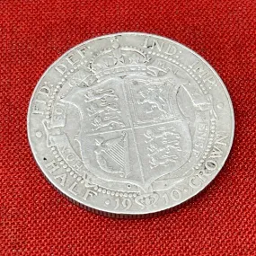 King Edward VII 1910 Half Crown