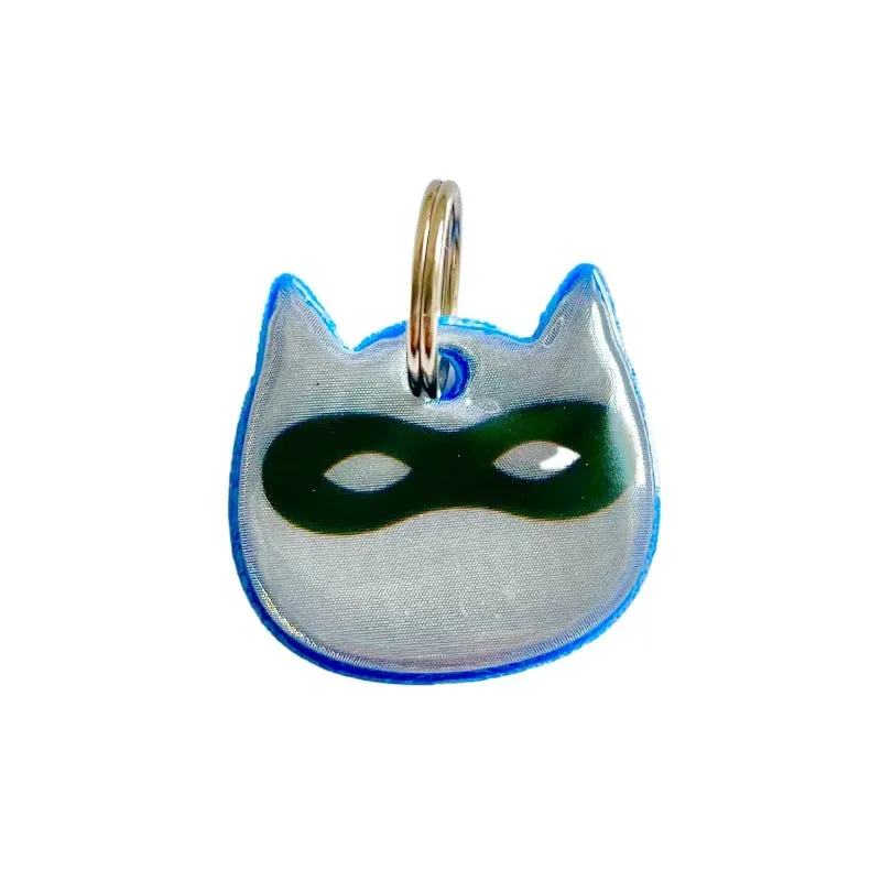 Kittyrama Reflective Ninja Cat Collar Charm (Choice of Colours)