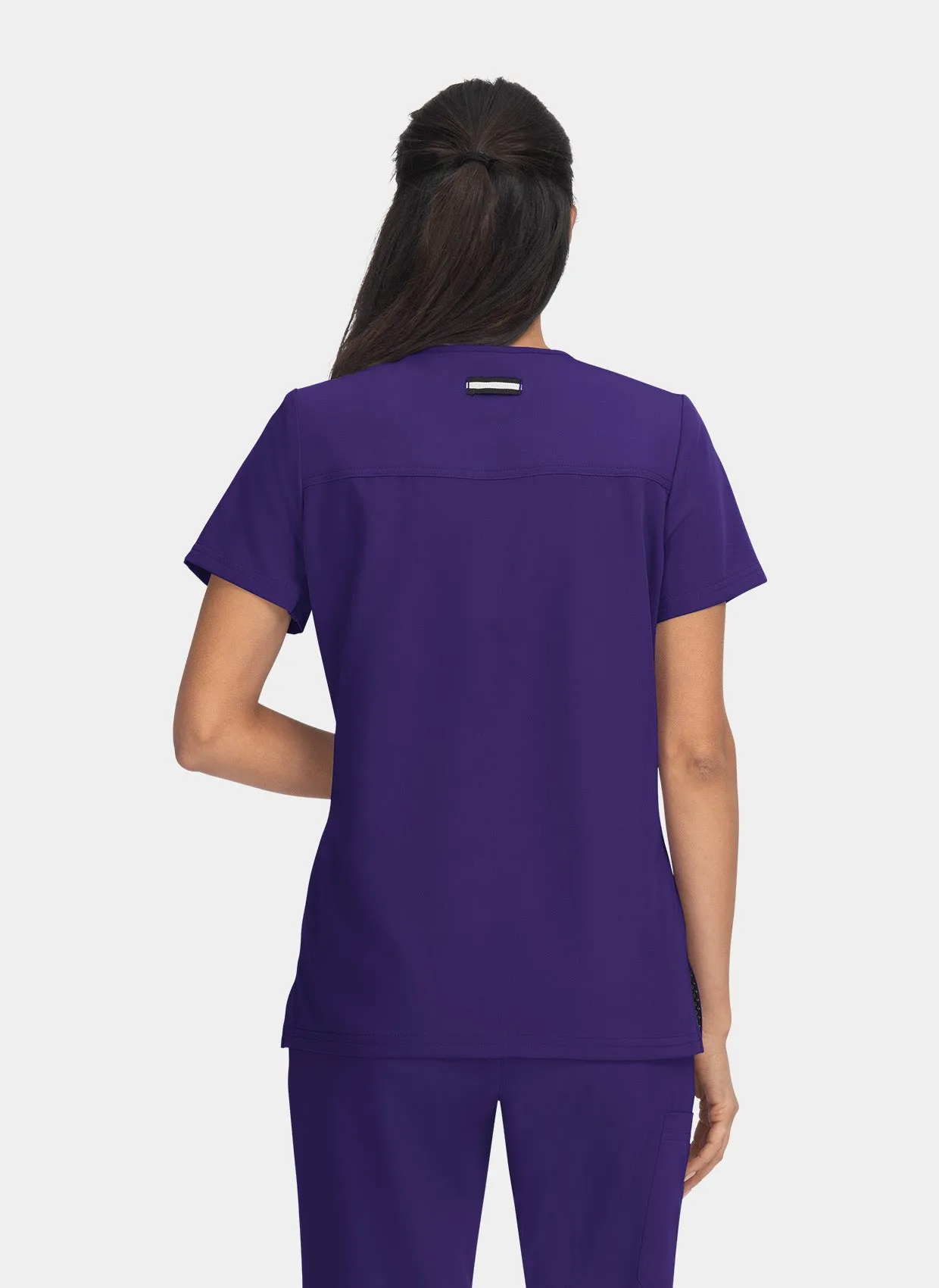 Koi Next Gen Hustle And Heart Scrub Top - Grape