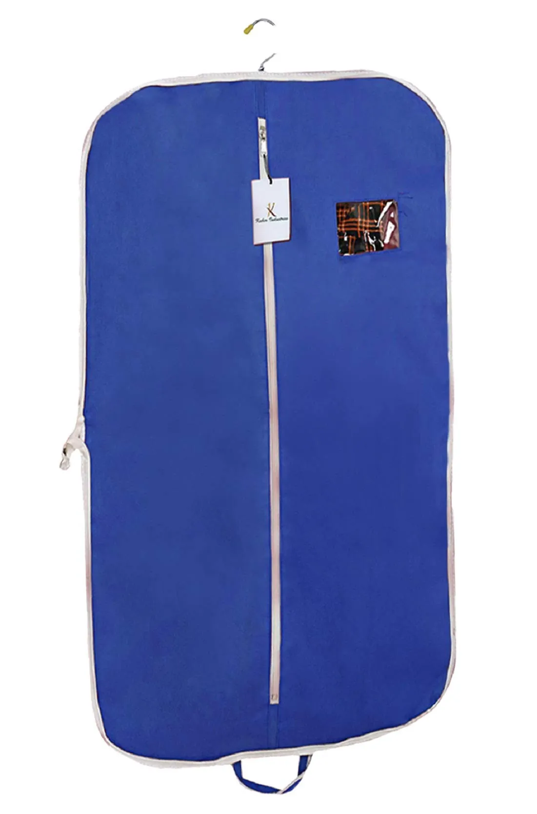 Kuber Industries 3 Pieces Foldable Non Woven Men's Coat Blazer Suit Cover (Royal Blue) -CTKTC41463