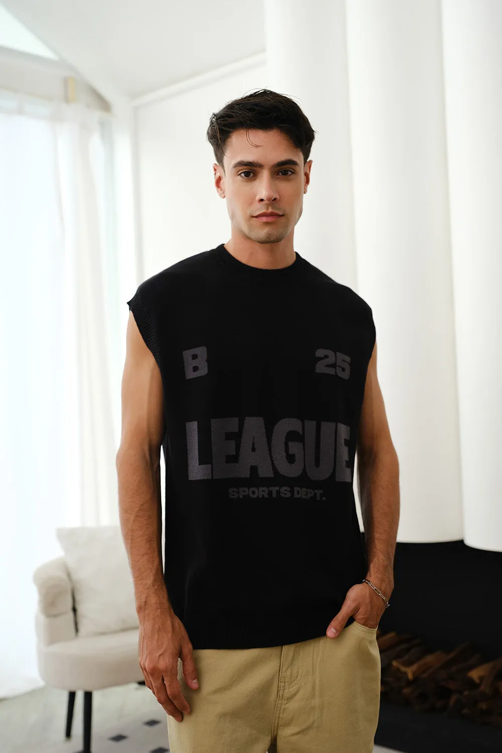 League Sports Dept Knitted Vest