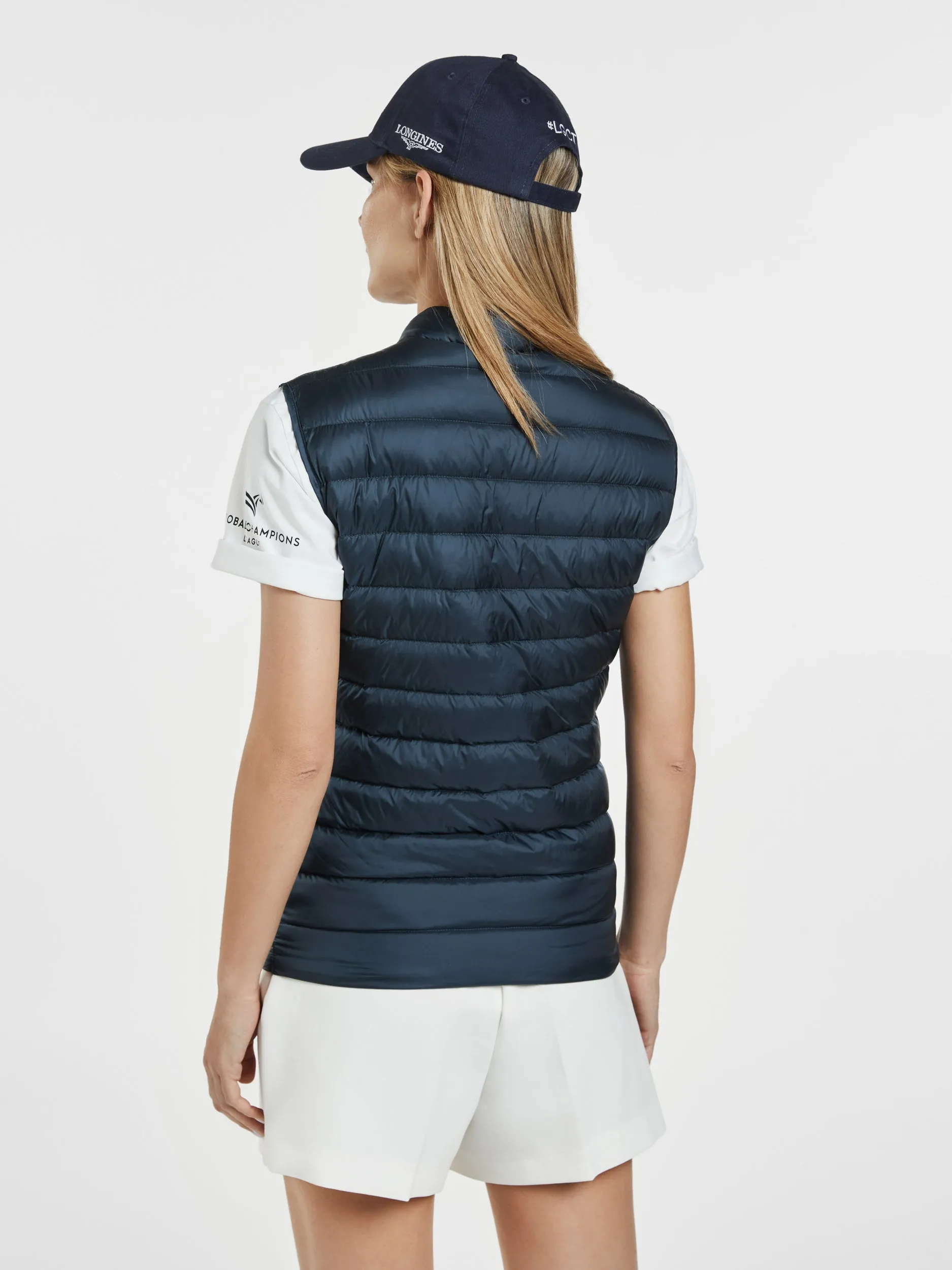 LGCT Essentials Women's Padded Gilet - Navy Blue