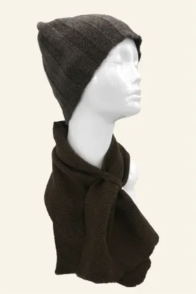 Light Brown Yak Down Wool Hat