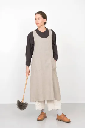 Linen Over Dress Apron in Natural by Fog Linen Work