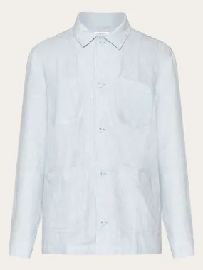 Linen overshirt - Dusk Blue