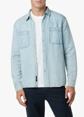 LOU INDIGO LINEN SHIRT