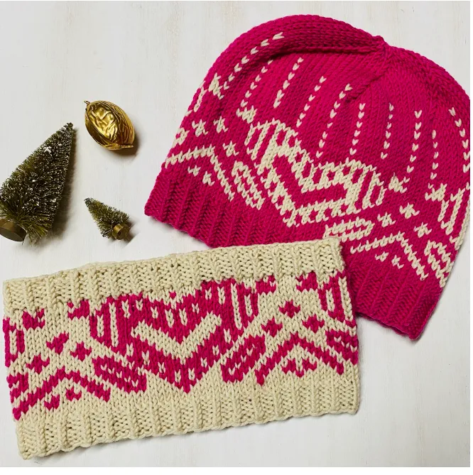 LOVE ALWAYS HAT, COWL & HEADBAND KIT