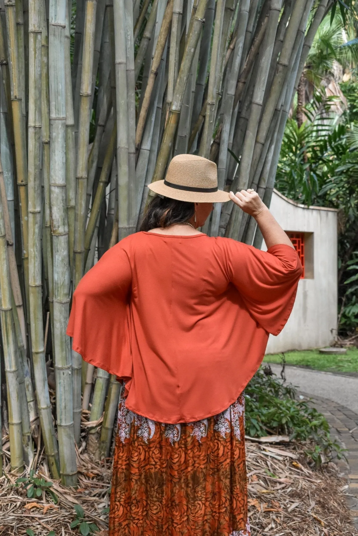 Mante Skirt - Swirl Orange