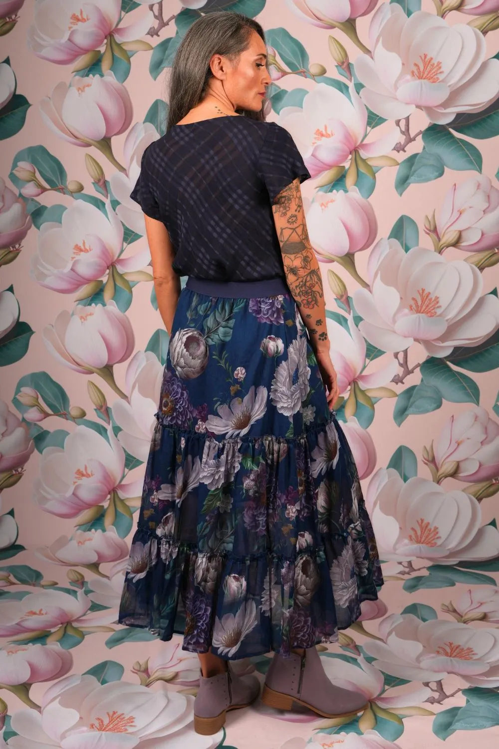 Meggie Skirt - Sky Garden