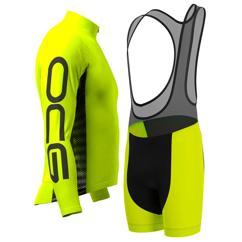 Men's Basic Colors Neon 2 Piece Cycling Kit