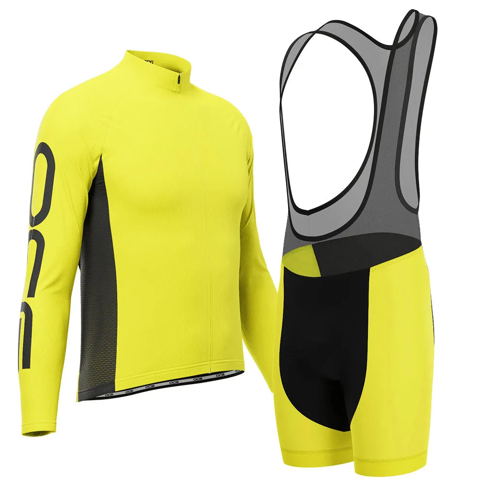 Men's Basic Colors Neon 2 Piece Cycling Kit