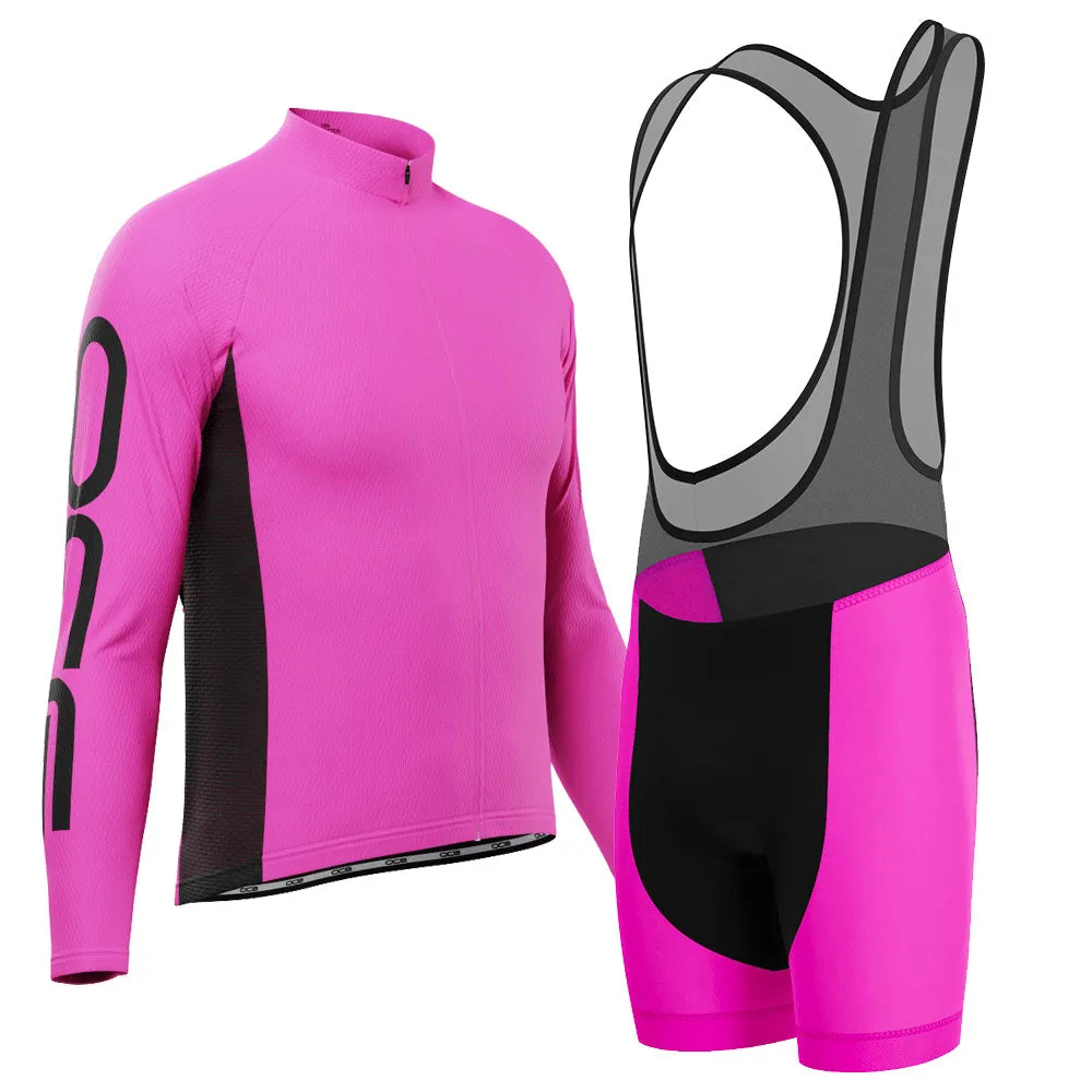 Men's Basic Colors Neon 2 Piece Cycling Kit