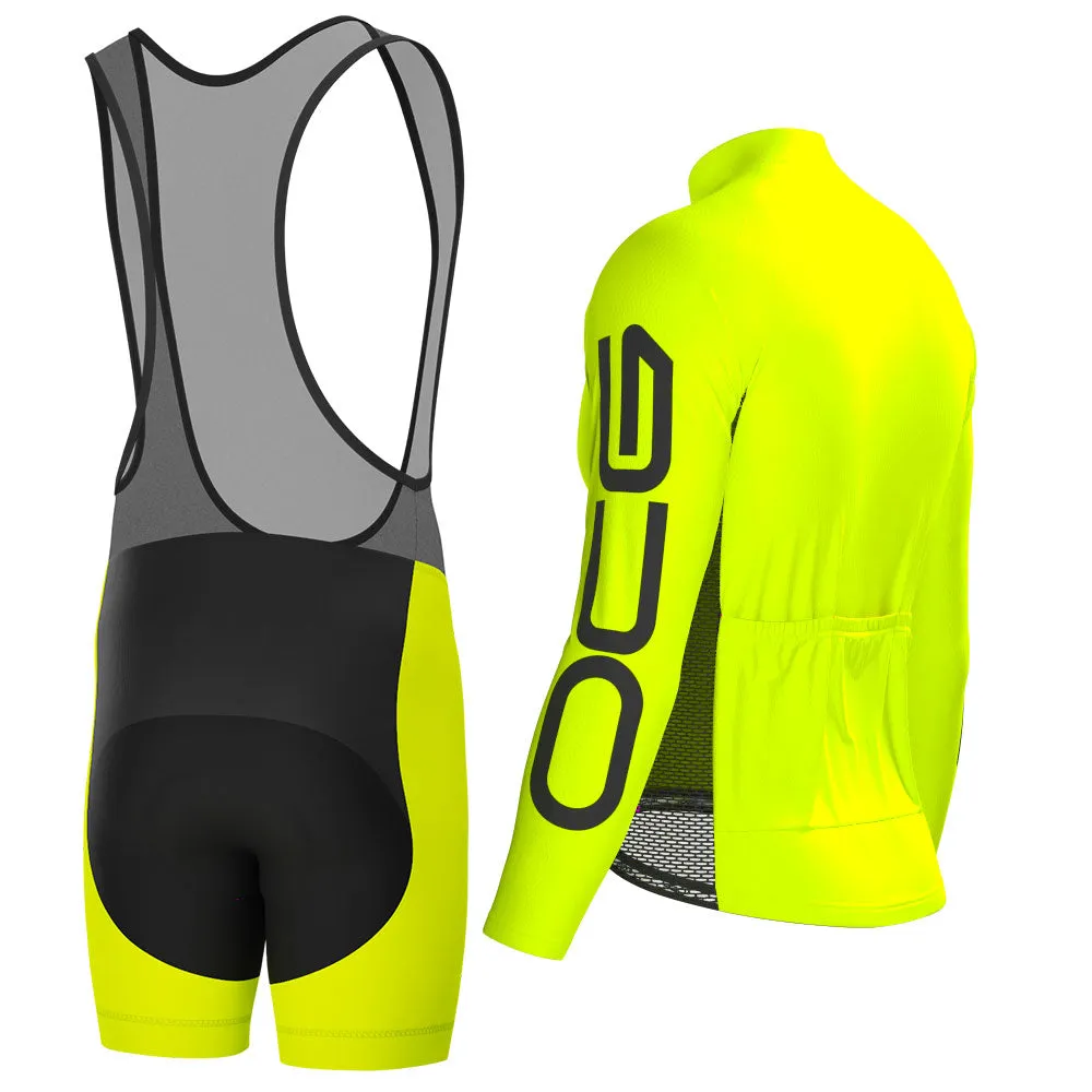 Men's Basic Colors Neon 2 Piece Cycling Kit