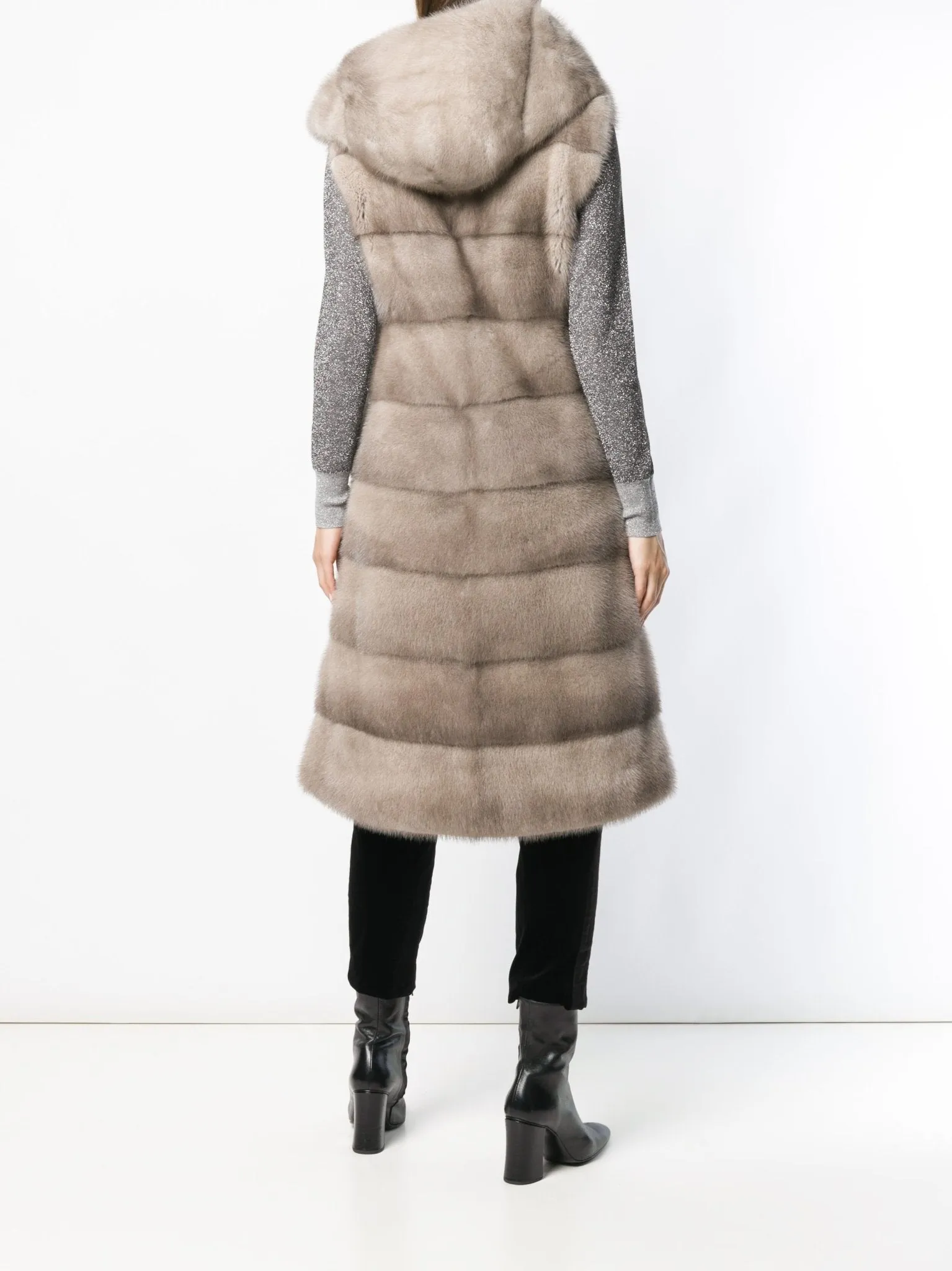 mink vest "Valeny"