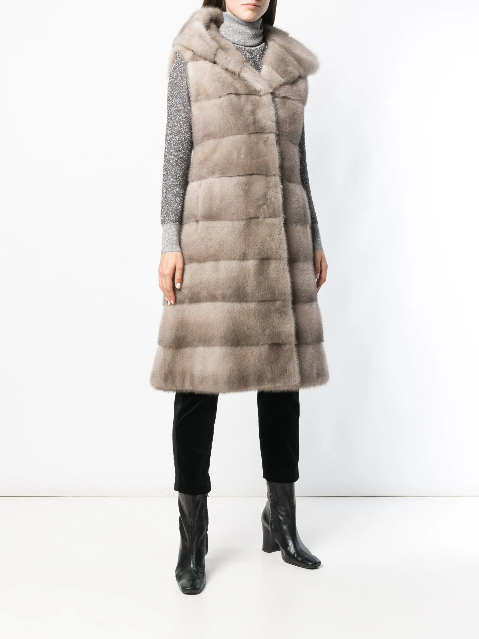 mink vest "Valeny"