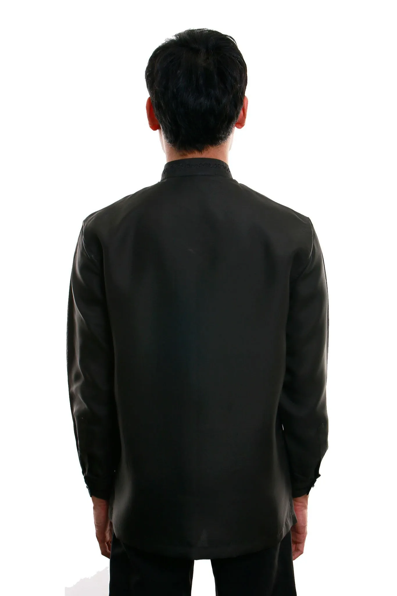 MJ14 - Jusi Barong Tagalog Full-Open Black