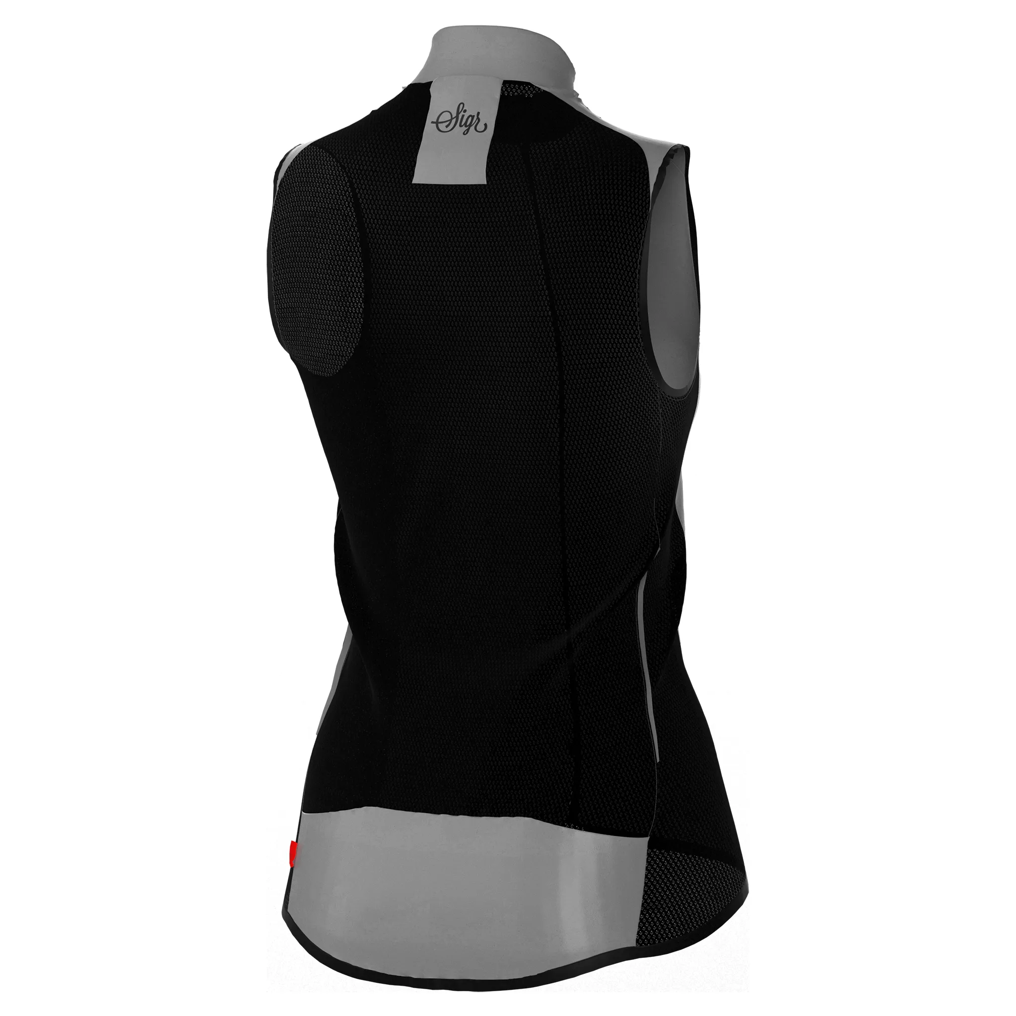 Norrsken Silver Women's Reflective Cycling Gilet