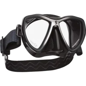 Open Box ScubaPro Synergy Mini Mask - Black/Silver