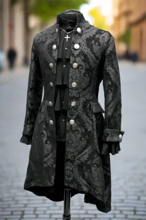 ORDER OF THE DRAGON COAT - BLACK TAPESTRY