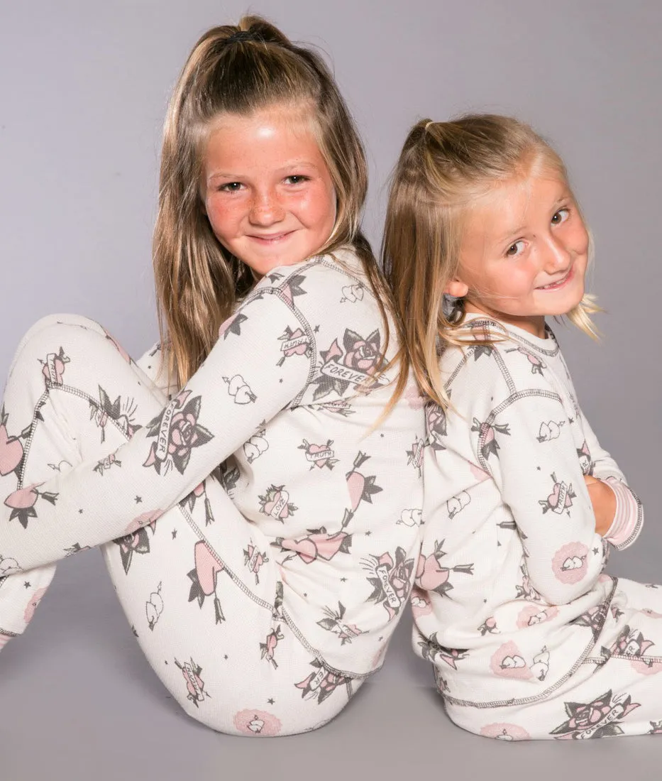 PJ Salvage Forever & Ever Thermal Pajama Set