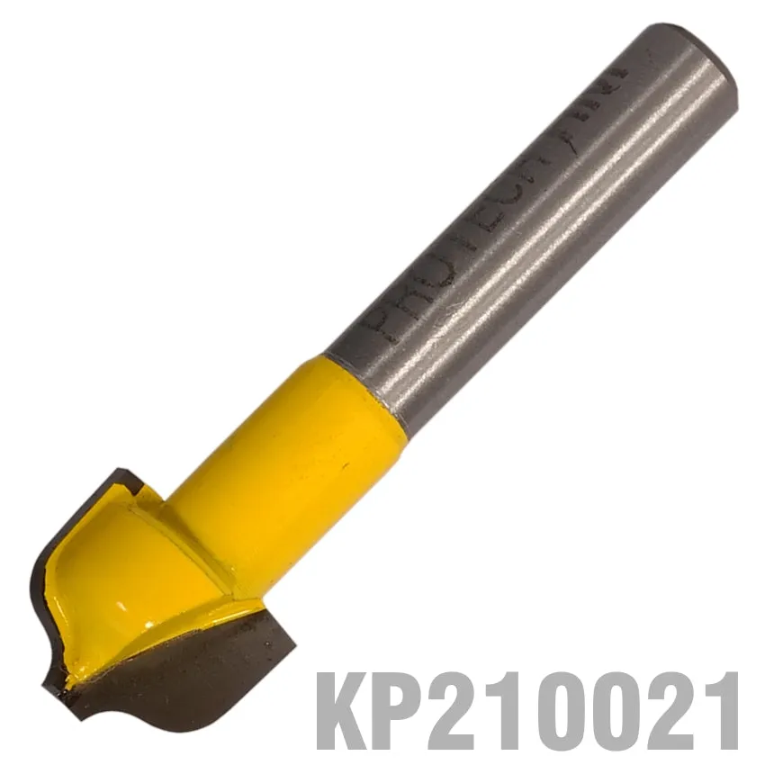 PRO-TECH OGEE PLUNGE CUTTING 1/2' X 3/8' (1/8' DIAMETER) 1/4' SHANK KP210021