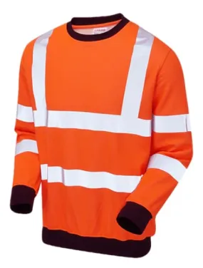 PULSAR Rail Spec Hi Vis Flame Retardant anti static ARC Sweat Shirt-PRARC20