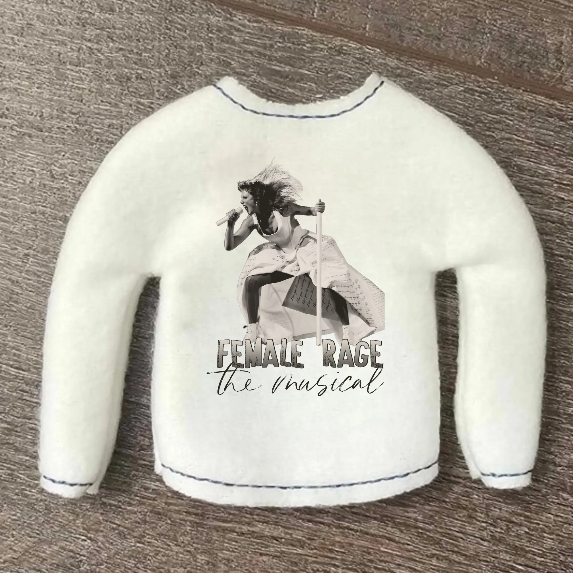 Rage sweater for 12" doll