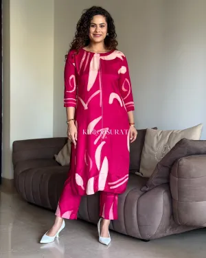 Rani Rose Pink Kurta Set