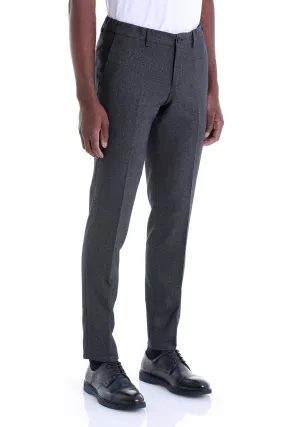 Regular Fit Side Pocket Navy Dress Pants