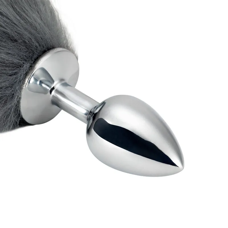 Silver Fox Butt Plug Set