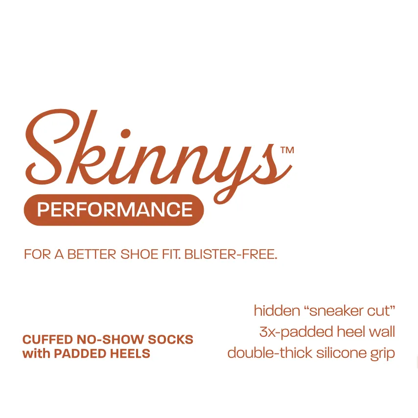 Skinnys No-Show Starter 4-Pack || Super-Thick Socks in Dual Styles