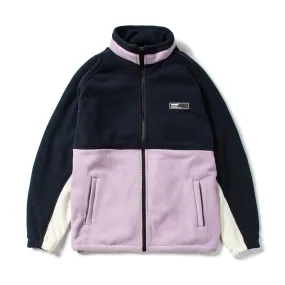 TOASTY FLEECE JACKET NAVY / PURPLE