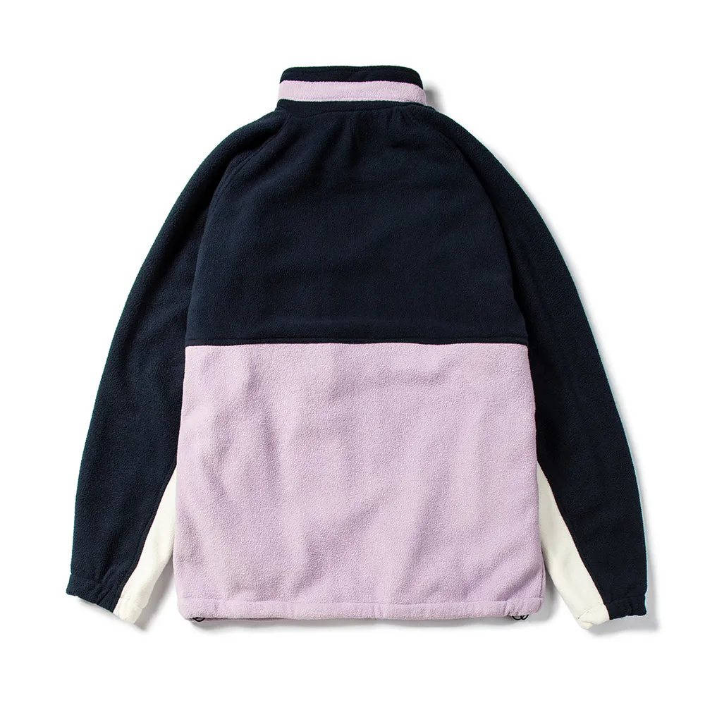 TOASTY FLEECE JACKET NAVY / PURPLE