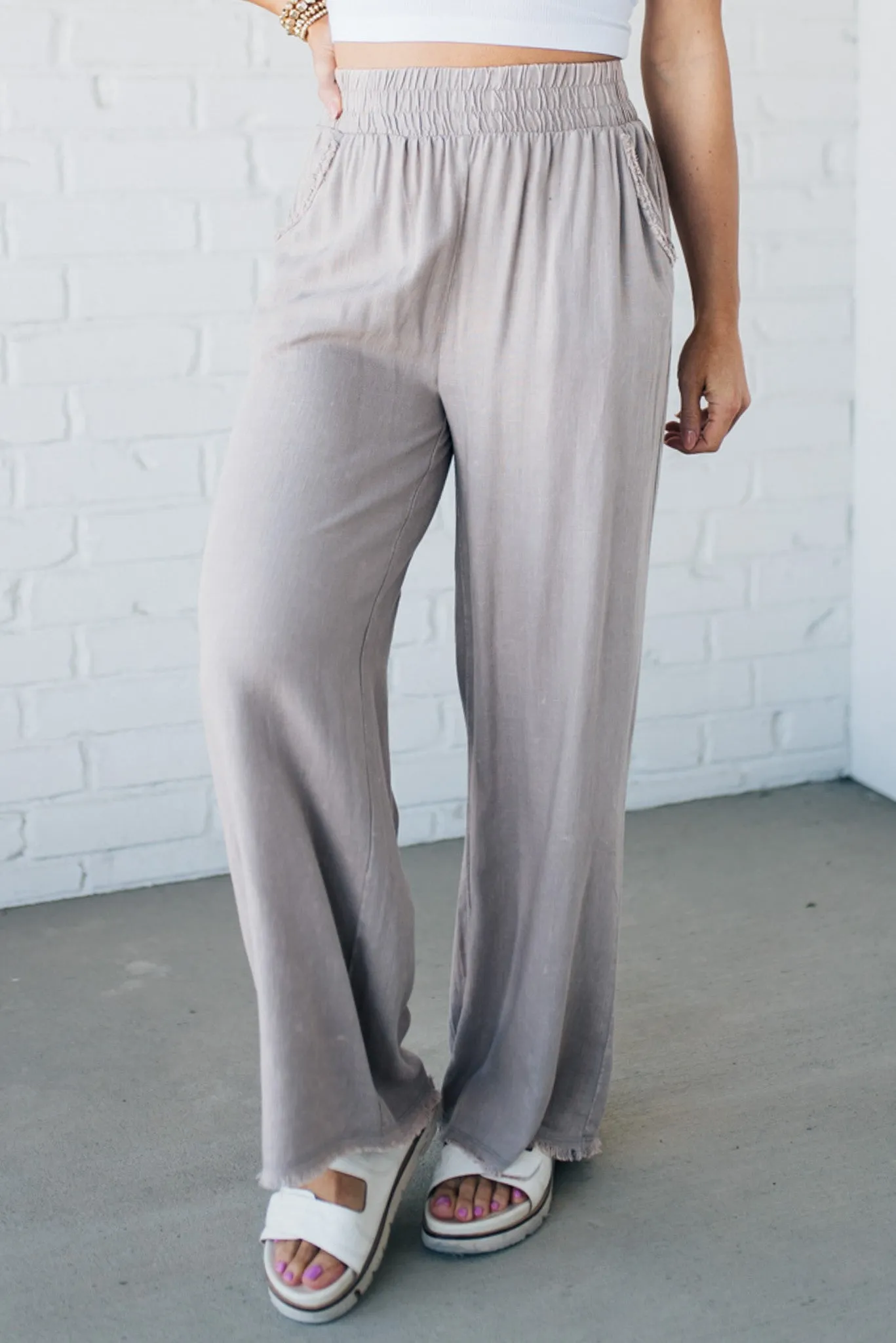 Tully Linen Blend Pants