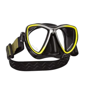 Used ScubaPro Synergy Mini Mask - Black/Yellow/Silver