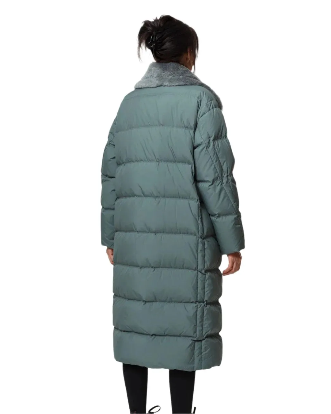 Virgin Wool Down Insulated Coat