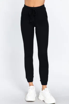 Waist Band Side Pocket Thermal Pants