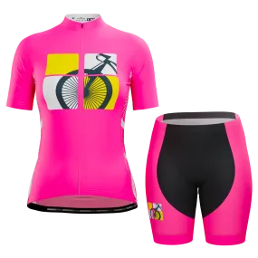 Women's Born To Ride Series 1 2 Piece Cycling Kit