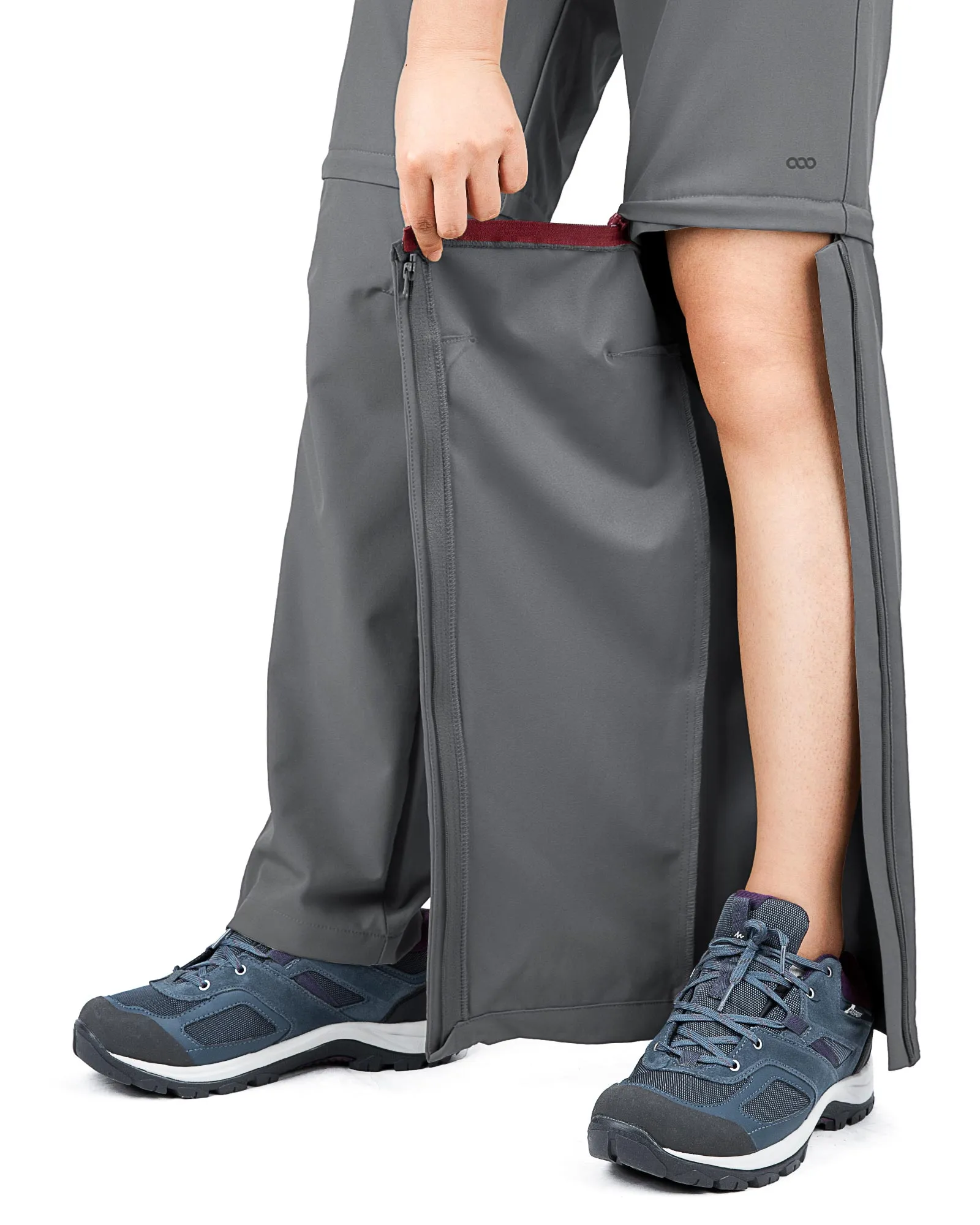 Women's Convertible Zip-Off Hiking Pants with 4 Pockets