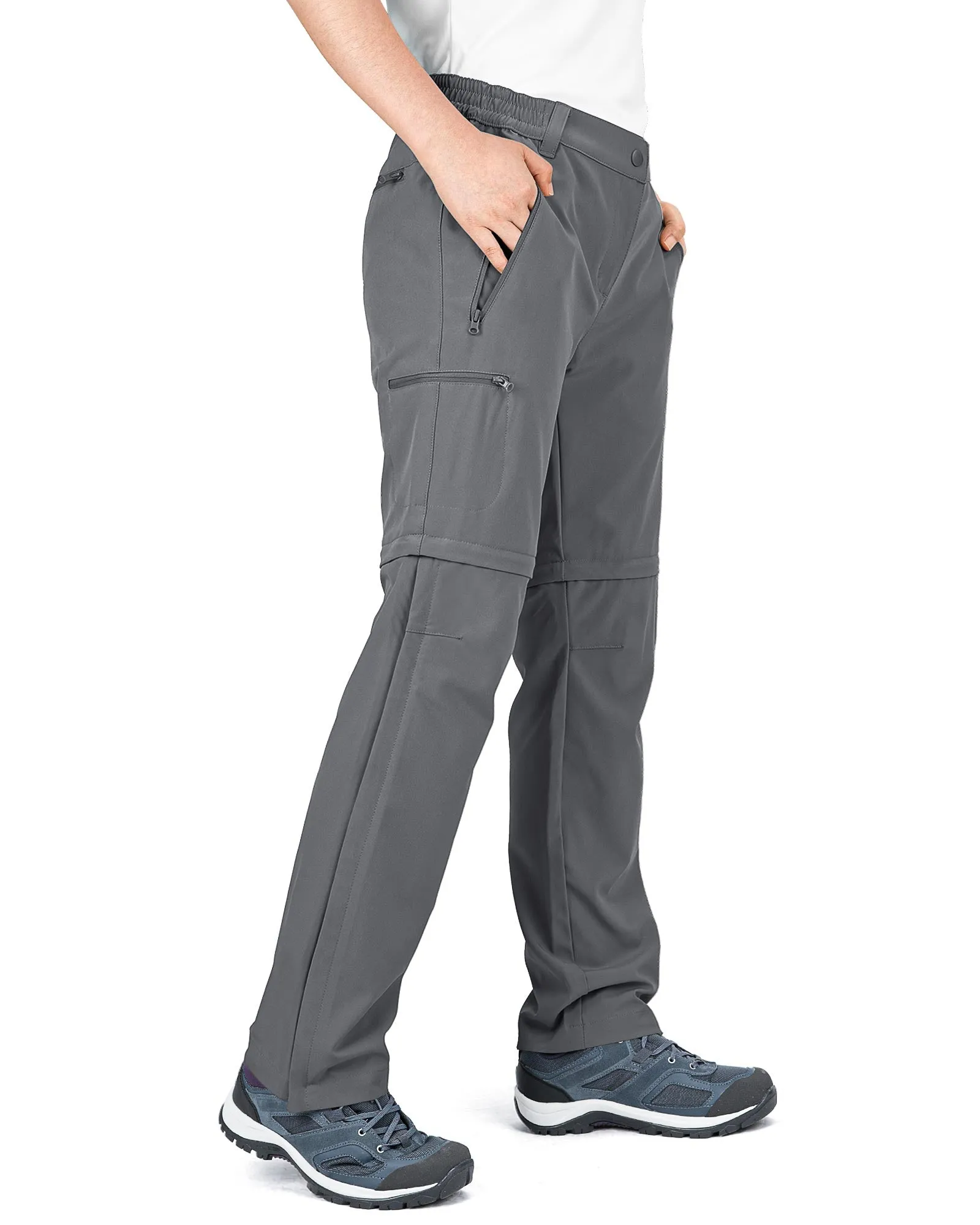 Women's Convertible Zip-Off Hiking Pants with 4 Pockets