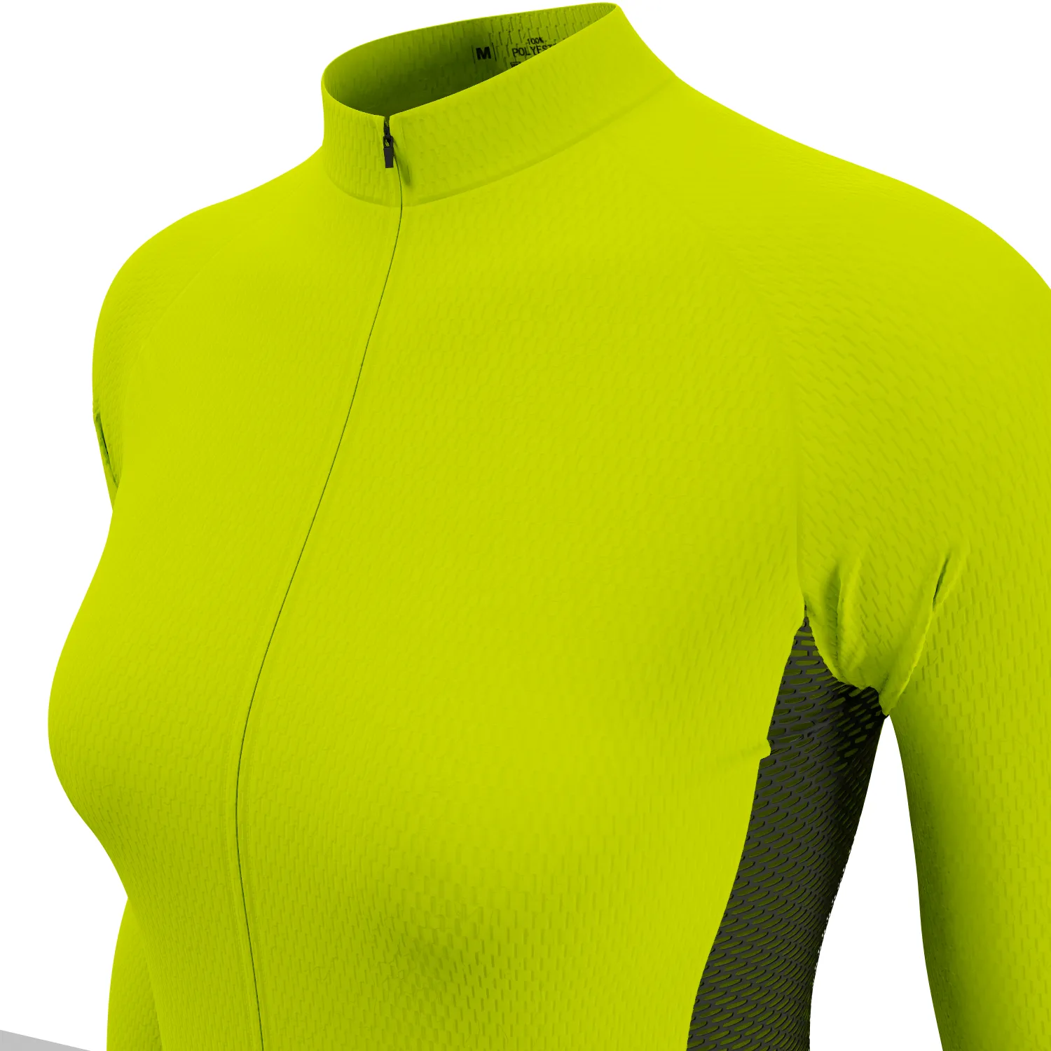 Women's High Viz With Black Accent 2 Piece Cycling Kit