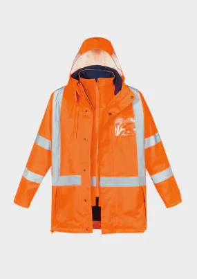 ZJ616 - Mens TTMC-W17 Hi Vis X Back 4 in 1 Waterproof Jacket